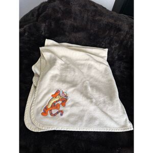 Vintage Crown Crafts Disney Tigger Baby Blanket Lovey Throw Fleece 33x38